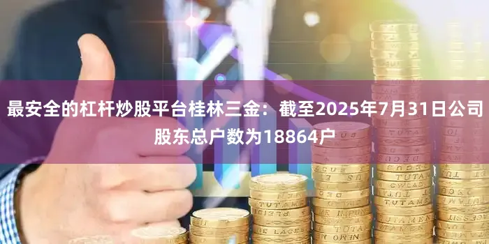 最安全的杠杆炒股平台桂林三金：截至2025年7月31日公司股东总户数为18864户